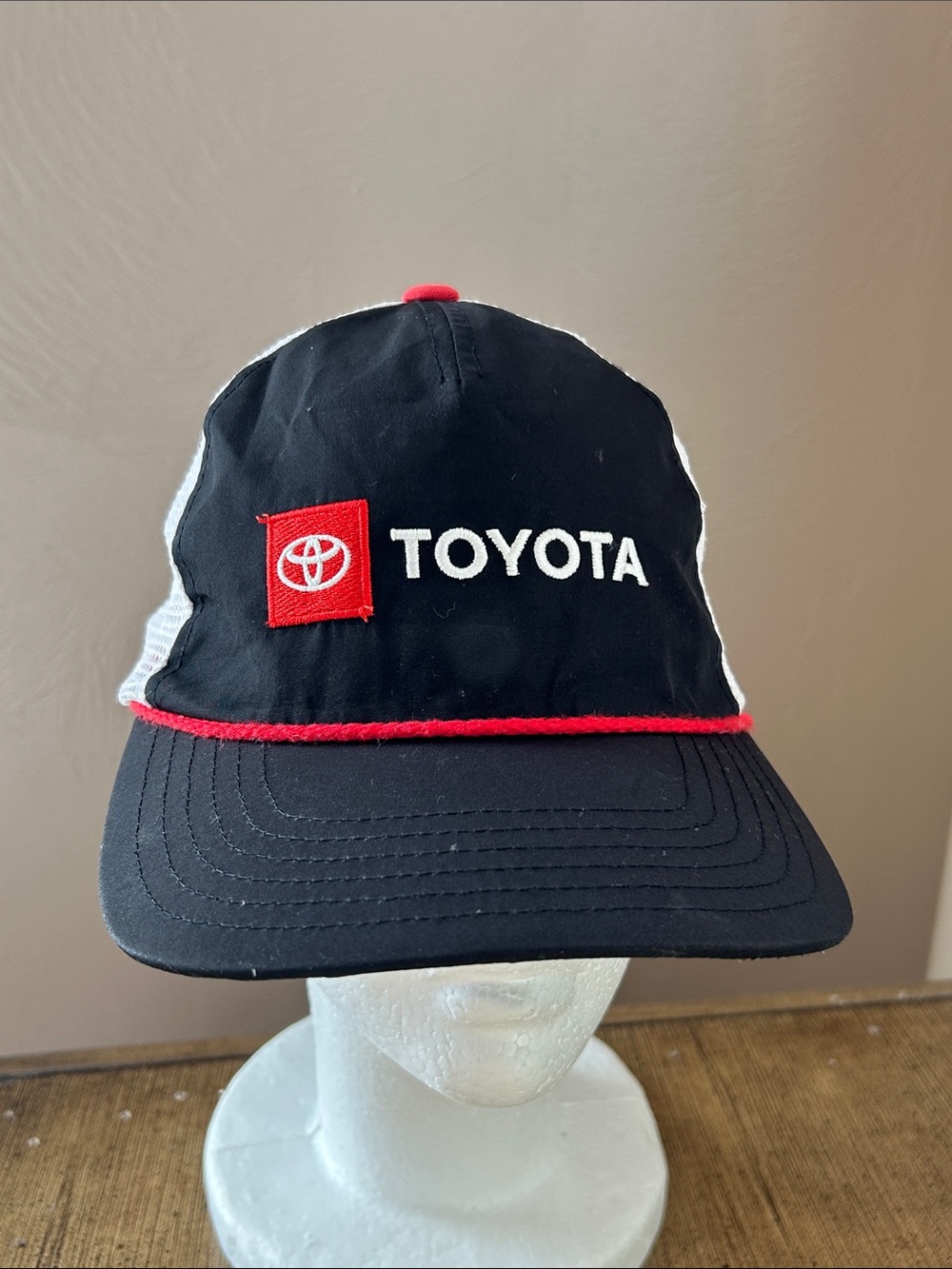Team Issue Only Christopher Bell Black-Red Toyota Logo Cap Ultra-Rare Team Piece